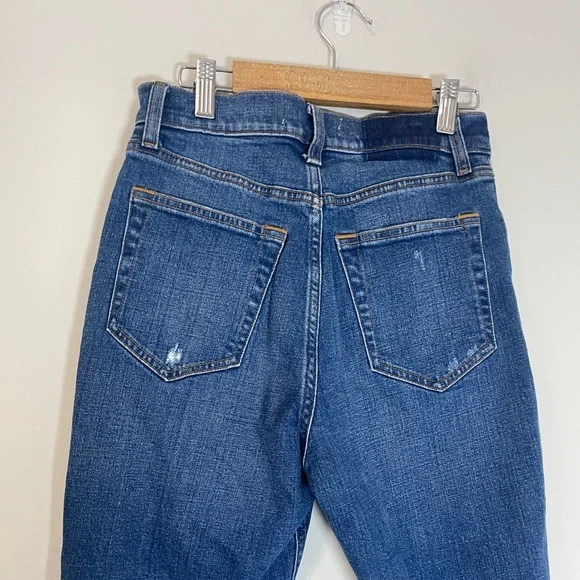 Abercrombie & Fitch Womens Jeans Sz 25 Blue The Ankle Straight Ultra High Rise - Picture 6 of 10